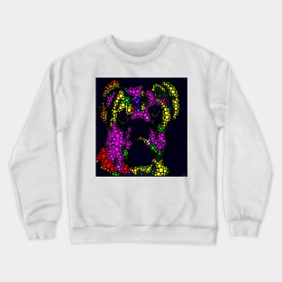 Pugs are People Too Abstract Crewneck Sweatshirt